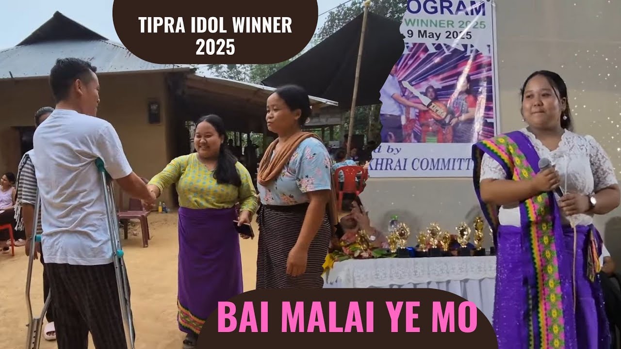 Tipra Idol,2025 ni winner bai malai ye mo
