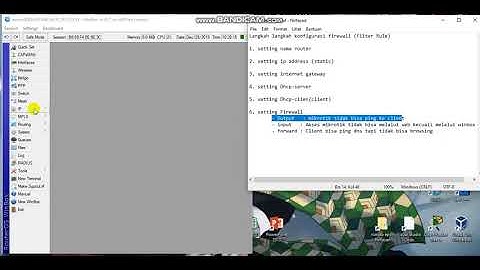 Konfigurasi Filter Rules Mikrotik -| Vicky Andrean/35 -| SMK YPM 1 Taman
