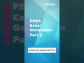 PEGA Excel Generation with pxGenerateExcelFile in Pega 8.8 | Part 2  #pega #shortsvideo