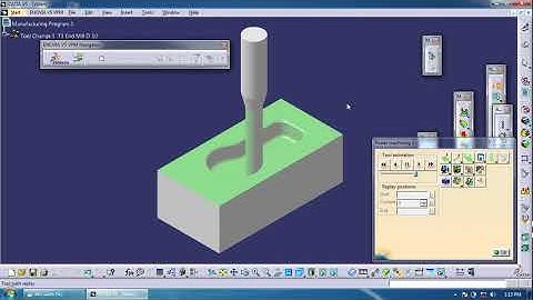 CATIA Machining Tutorial - With Simulation And NC Code Generation