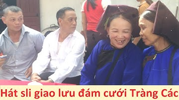 Hát sli giao duyên đám cưới Tràng Các, Văn Quan
