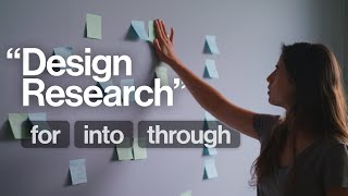 What does “design research” mean?