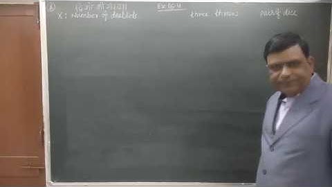XII MATHS PROBABILITY RBSE EXERCISE 16.4 QUESTION 8 RANDOM VARIABLE, PROBABILITY DISTRIBUTION