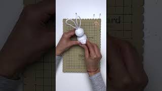 Craft a charming Easter decor with a macrame bunny!🐰Watch now to learn how.🎥 #diy #easter #macrame