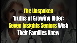 The Unspoken Truths of Growing Older, Seven Insights Seniors Wish Their Families Knew