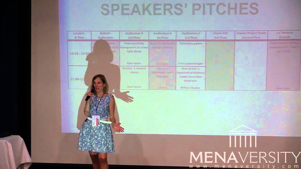 Speakers Pitches: afternoon sessions - Agile Tour Beirut 2015