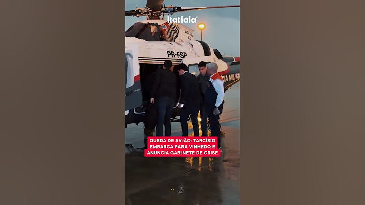 QUEDA DE AVIÃO: TARCÍSIO EMBARCA PARA VINHEDO E ANUNCIA CRIAÇÃO DE GABINETE DE CRISE
