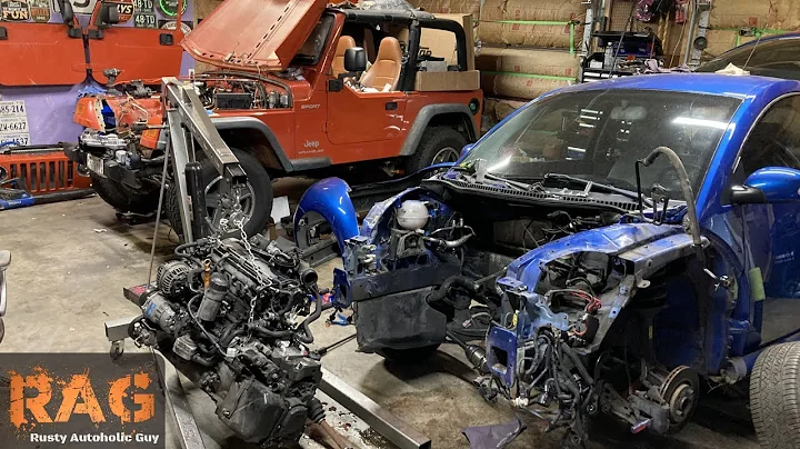 2004 BEW TDI VW Beetle Diesel Engine Removal