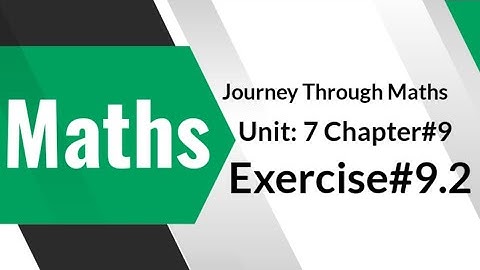 Maths-Class 5 || Journey through Maths || Unit#7 || Chapter#9 || Exercise#9.2 ||