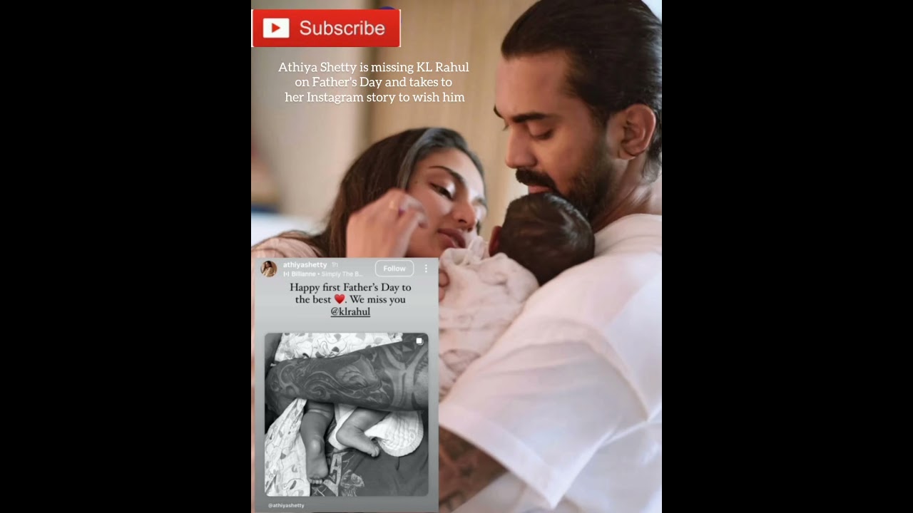 Athiya Shetty is missing KL Rahul on Father's Day 