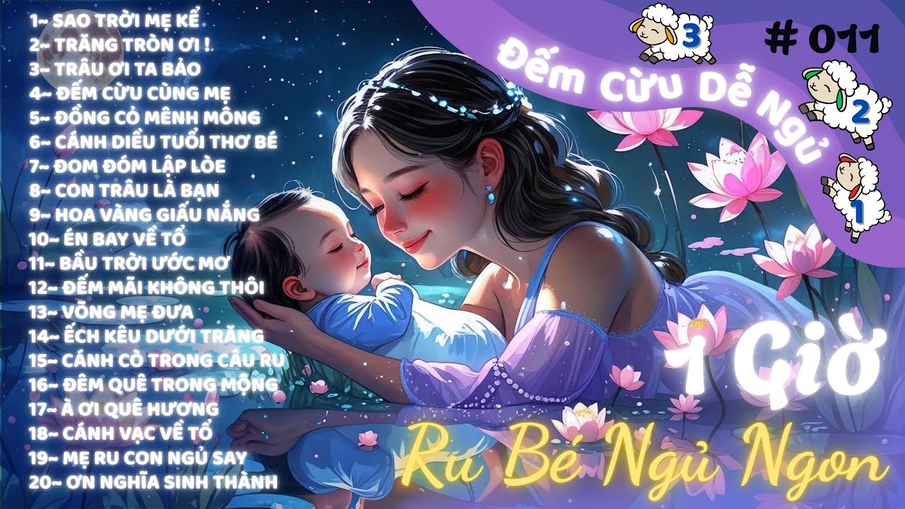 💡🌙 MẸ BỈM REVIEW: Nhạc Ru Dân Ca Nhẹ Nhàng Cực Hiệu Quả | Bé Ngủ Xuyên Đêm 🌟😴