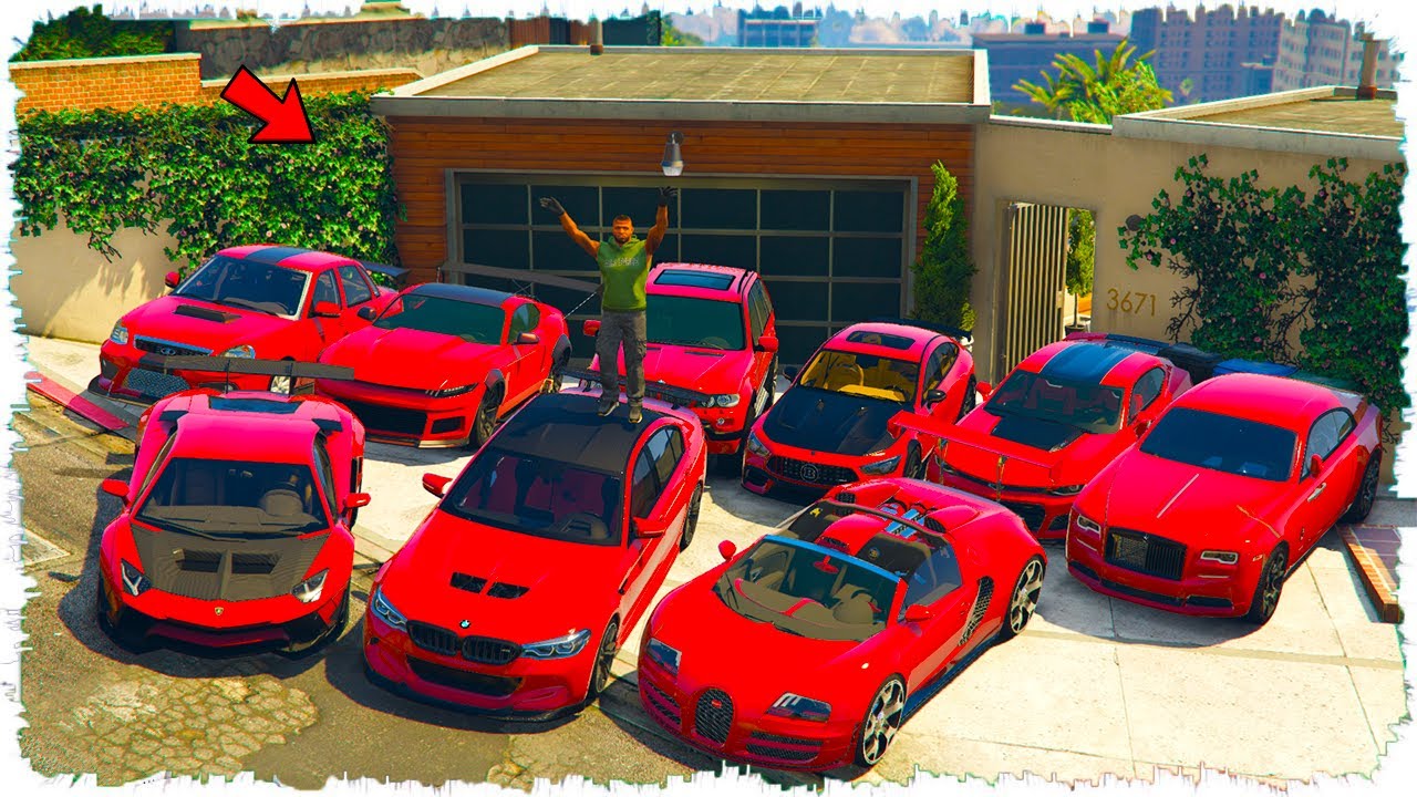 Джонни тек Қызыл түсті көліктерді ұрлады (GTA5) джонни жони