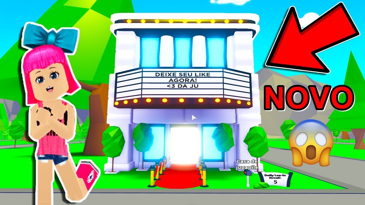 A Nova Mansao Hollywood E Quase Gratis No Adopt Me Muito Economica Roblox Update Youtube - comprei a mansao no adopt me roblox adopt me