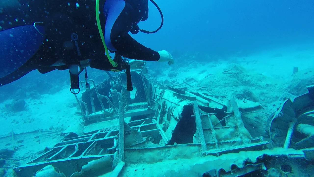 SCUBA DIVING IN BAHAMAS AIRPLANE WRECK STUART'S COVE YouTube