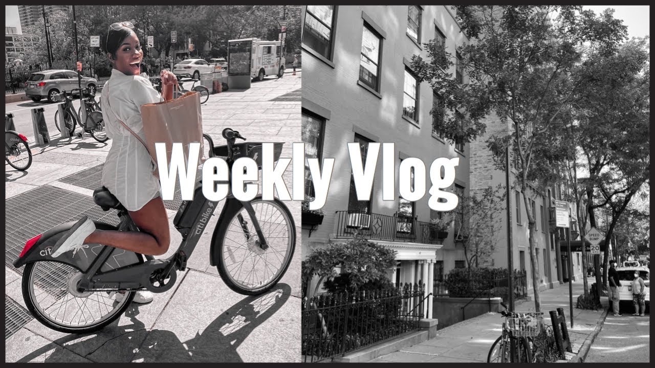 Weekly Vlog bike riding in nyc, retail therapy & healthy routines