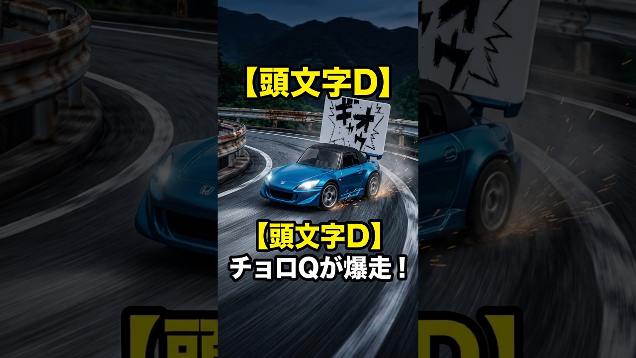 頭文字D】神の手・城島S2000がチョロQで爆走！ - YouTube