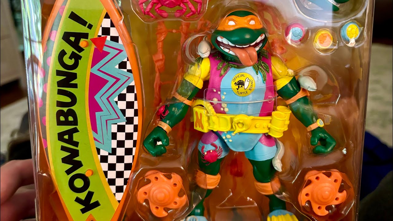 TMNT Sewer Surfer Mike-Super 7 Ultimates