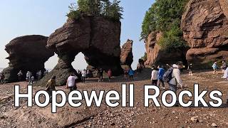 New Brunswick, Canada - Hopewell Rocks & the Bay of Fundy’s Extraordinary Tides – 4k