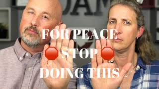 Eight Things to Stop Doing To Have Peace In Your Marriage | Conflict Resolution