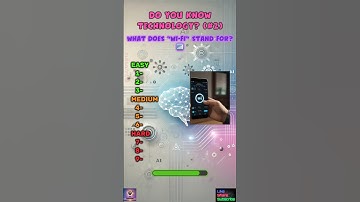 Gen Z Tech Quiz Alert! 🚨 Do you know Technology(2)?