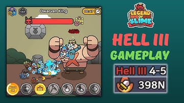 Hell III 4-5 Gameplay Insect Build - Legend of Slime: Idle RPG