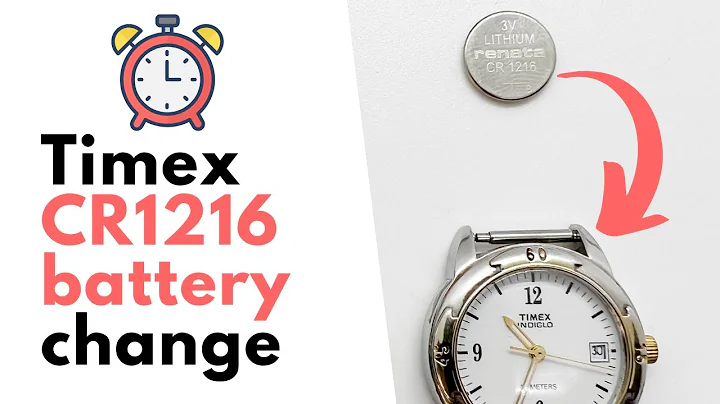 Timex CR 1216 Cell Battery Replacement | How to replace the Watch battery on Timex CR 1216 Indiglo