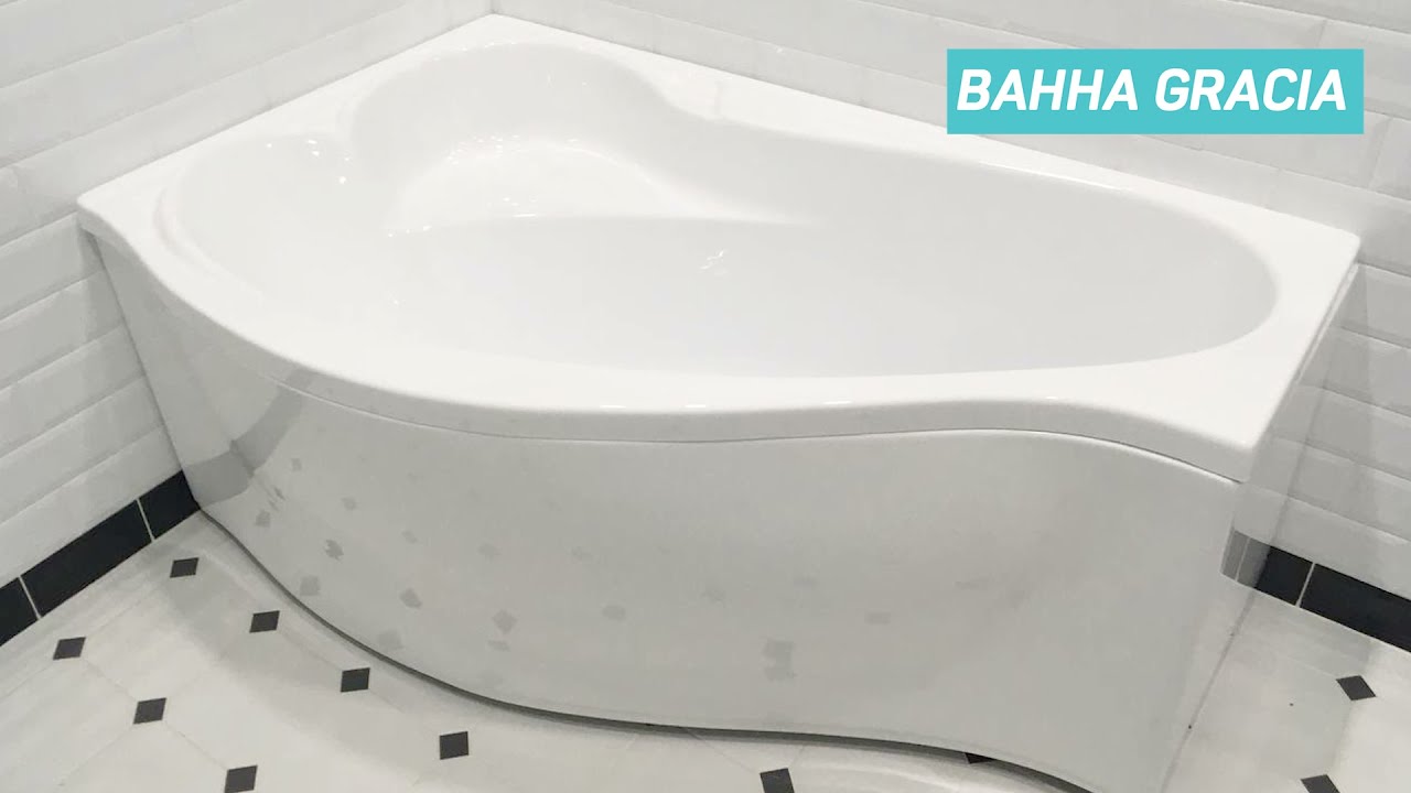 Акриловая ванна Грация (GRACIA) асимметричная 170x99х63 см