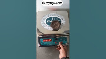 Simtech weighing machine 30kgs 2grams calibration stainless Steel body