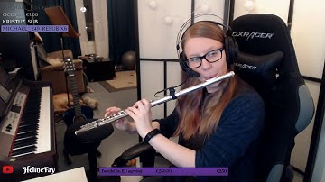 Bubble Bobble Main Theme, flute cover (live on Twitch)