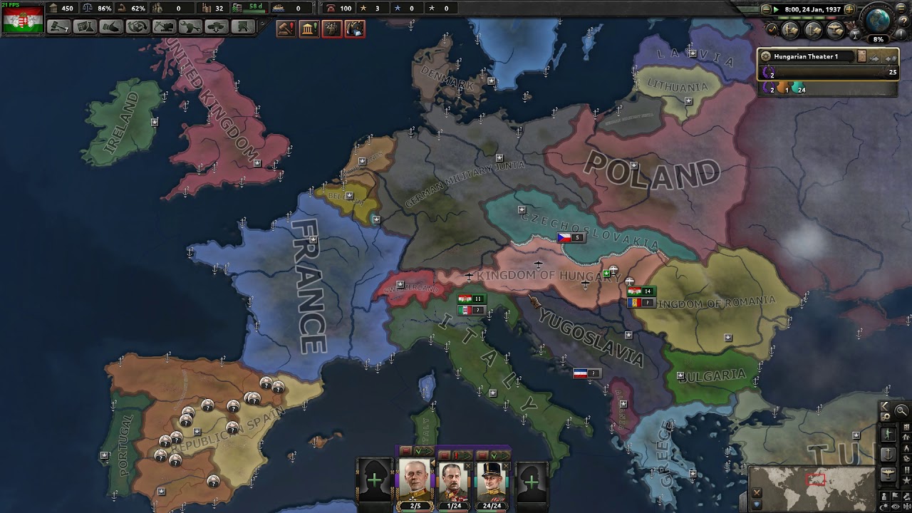 HOI4 Otto Von Habsburg Screws the Balkans (part 1) YouTube