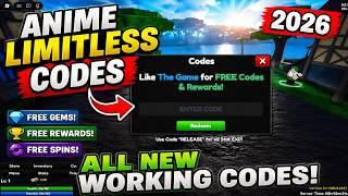 Anime Limitless Codes (2026) | Roblox 