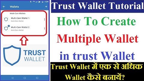 How To Create Multiple Wallet In Trust Wallet In Hindi | Trust Wallet Tips & Tutorials