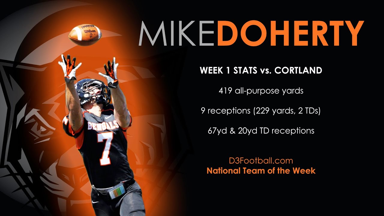 Mike Doherty Week 1 D3Football.com National team