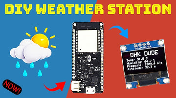Build Your OWN ESP32 Weather Station with BME280 and OLED Display NOW!