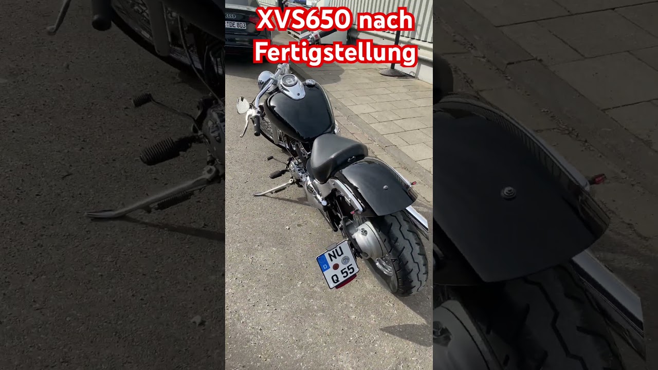 XVS 650 nach Fertigstellung 