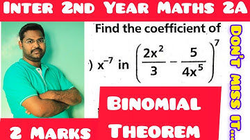 Binomial theorem in telugu@maths naresh eclass