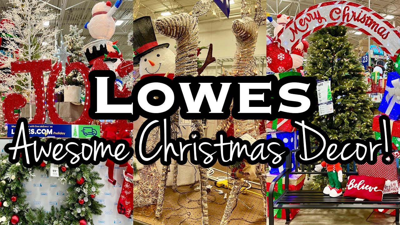 LOWES CHRISTMAS DECOR 2021 • SHOP WITH ME - YouTube