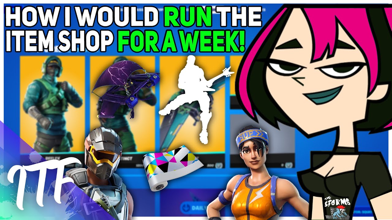 How I Would Run The Item Shop For A Week (Fortnite Battle Royale) - YouTube