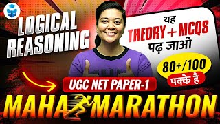 UGC NET Paper 1 Logical Reasoning Marathon Class | UGC NET Logical Reasoning Revision | Aditi Mam