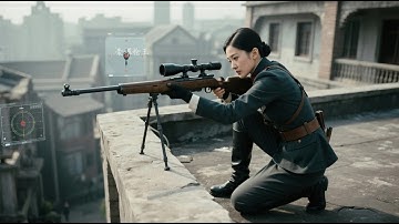 狙擊手電影！美女狙擊手一槍爆頭，精準射殺移動目標，殲滅漢姦！ ⚔️ 抗日 MMA | Kung Fu