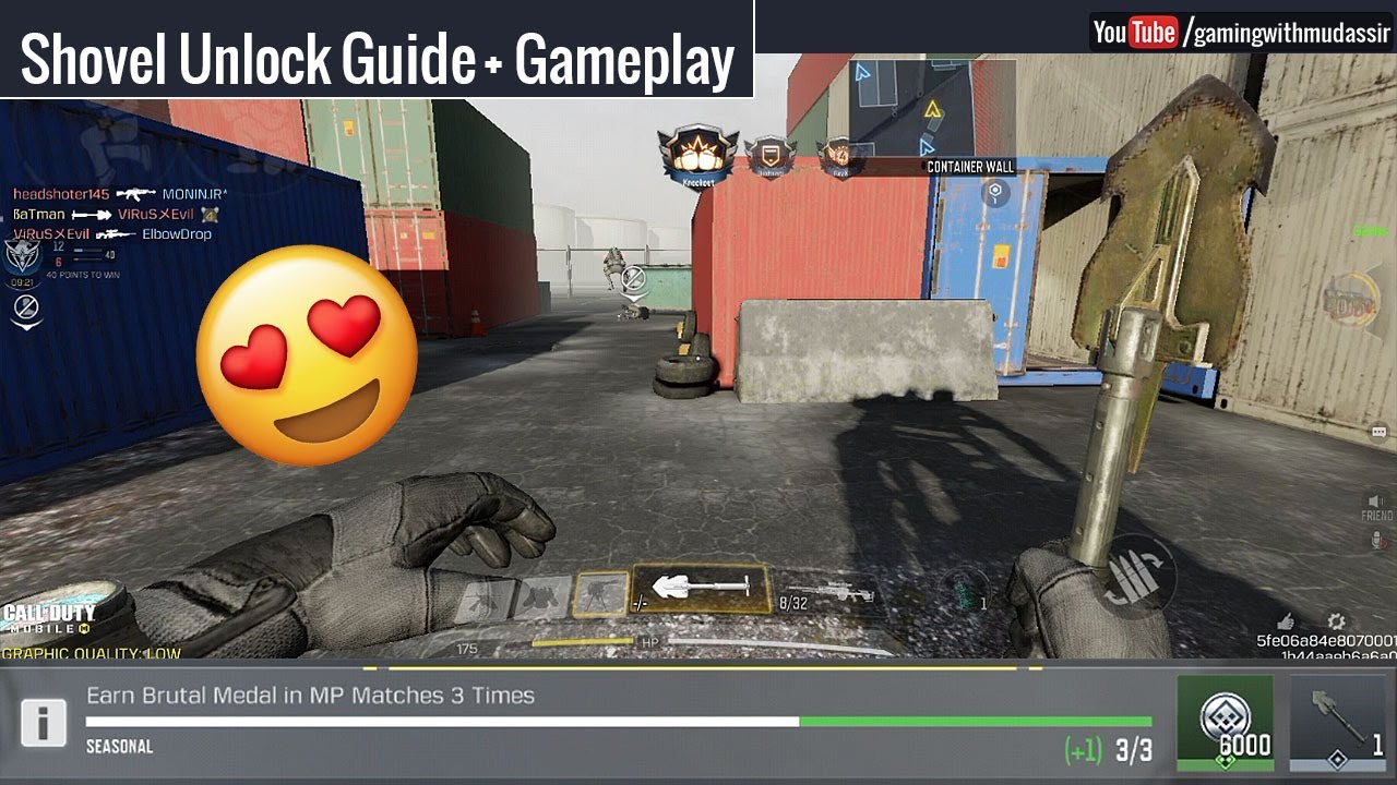 COD Mobile Shovel Gameplay