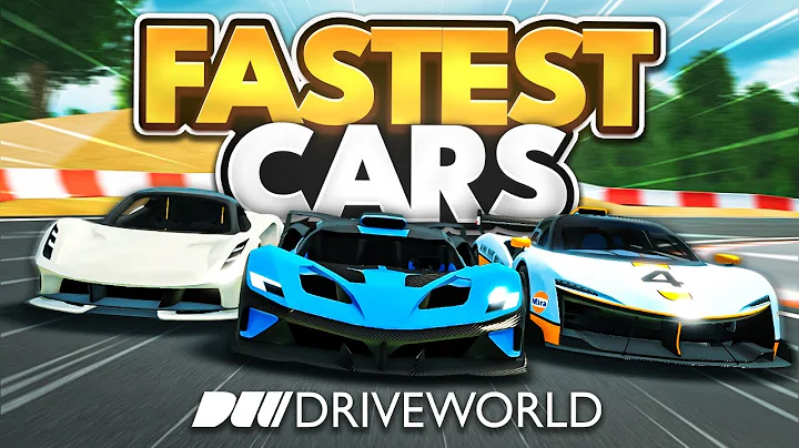 Top 5 *FASTEST* CARS in Drive World! (Roblox)