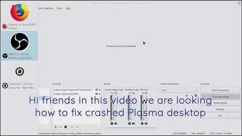 How To Fix Crashed Plasma Desktop - Simple Method