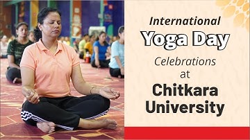 International Yoga Day Celebrations at Chitkara University
