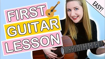 How To Play Guitar - EASY First Guitar Lesson For Beginners!