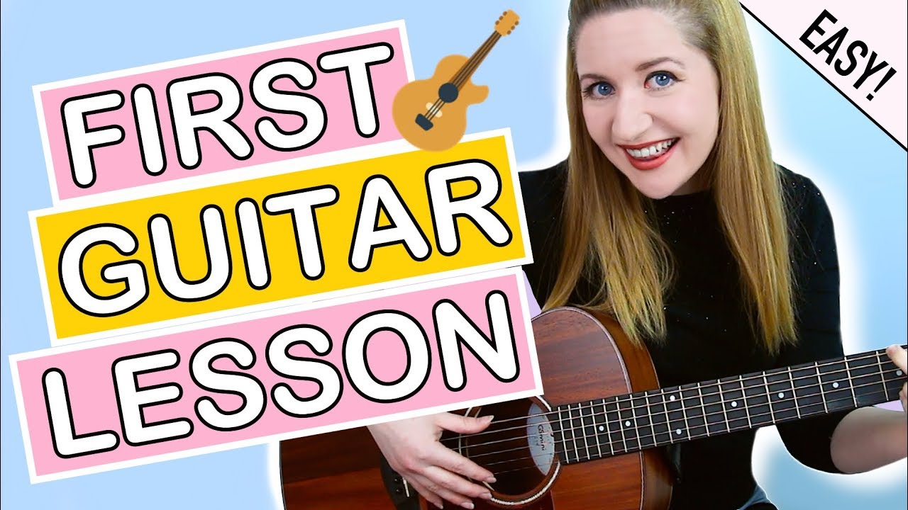 How To Play Guitar Easy First Guitar Lesson For Beginners Youtube