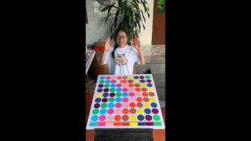 Puzzle sort ball level medium smooth colors, quick reflex