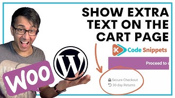 Show Extra Text under the WooCommerce Cart about Shipping or Returns - Code Snippets - CodeSnippets