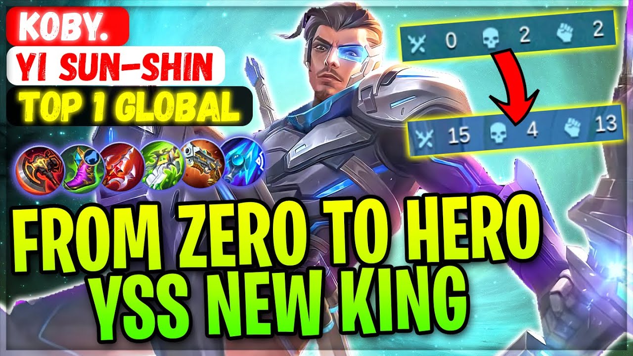 From Zero To Hero, YSS New King [ Top 1 Global Yi Sun-shin ] Koby ...