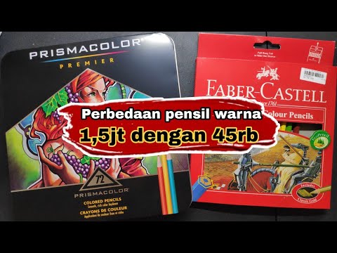 UNBOXING + REVIEW CRAYON DAN PENSIL WARNA SUPER LENGKAP  |  KELUARGA VICKA. 